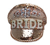 BRIDE TO BE ROSE GOLD DELUXE SEQUIN CAP